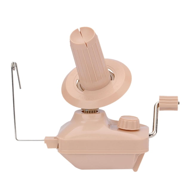 GUOOL Hand Operated Yarn Winder Compact Wool Winder Machine for Fiber Skein Thread Khaki