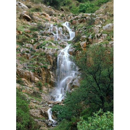 USA, California, San Diego, Mission Trails Regional Park. a Waterfall Print Wall Art By Jaynes