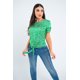 thumbnail image 2 of Blusa Con Flores Dama Verde Mundo Terra 026269, 2 of 3