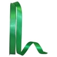 thumbnail image 1 of Reliant Ribbon 4950-510-03C 0.625 in. 100 Yards Double Face Satin Ribbon, Emerald, 1 of 3