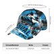 thumbnail image 2 of Fotbe Football Time Gorro Clásico de Béisbol, Gorra Ajustable con Broche Snapback, Gorro de Exterior de Algodón Suave, 2 of 6