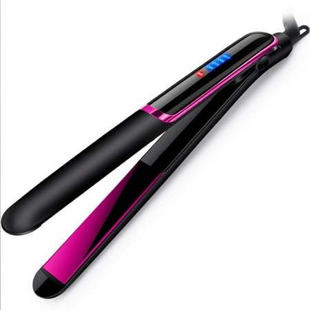 Suproot Professional 1.2  Ceramic & Titanium 2 in 1 Flat Iron Hair Straightener  Black