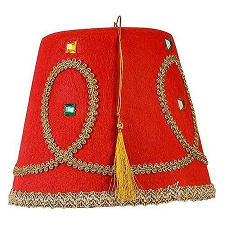 Funny Party Hats Fez Hat - Turkish Hats in Felt Or Velvet with Tassel by