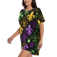 thumbnail image 2 of Xecao Mardi Gras1 print Swimsuit for women, Summer-ready, sporty style.Quick-dry fabric. Many sizes & colors., 2 of 9
