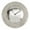 Silver Solid Round 24" x 2" x 24", variant on DecMode 24" Silver Aluminum Wall Clock