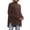Brown, variant on Hoodies for Women Women's Solid Color Turtleneck Long Sleeved Knitted Comfortable Pullover Sweater S-XL