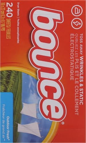 Bounce Fabric Softener and Dryer Sheets, Outdoor Fresh, 240 Count