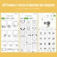 thumbnail image 3 of Poooli L8 Mini Pocket Photo Printer All-in-One Portable Wireless BT Thermal Mobile Printer Compatible with Android and iOS for Picture Label Memo Study Notes Lists Journal Printing Travel, 3 of 8