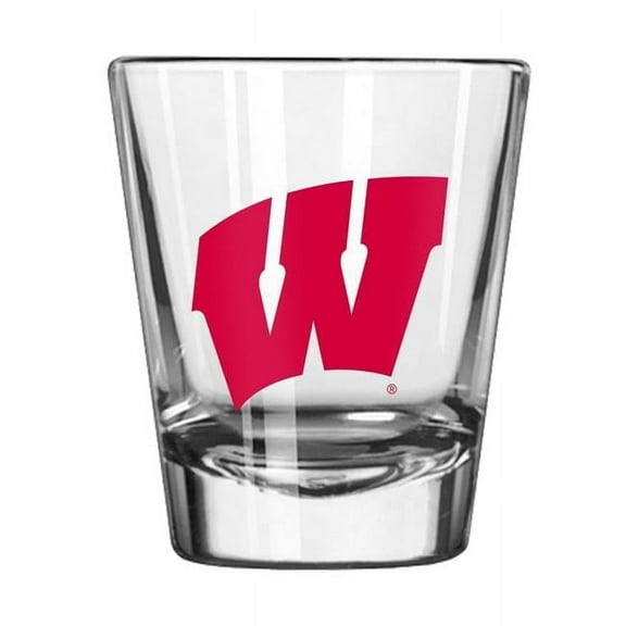 Logo Chair 244-G2S-1 2 oz NCAA Wisconsin Gameday Shot Glass