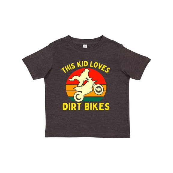 Inktastic This Kid Loves Dirt Bikes Motocross Boys Toddler T-Shirt