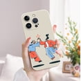 thumbnail image 2 of Agregue un toque de creatividad a su iPhone con una funda de goma TPU con estampado de dibujos animados, 2 of 4