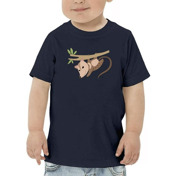 Opossum Hangig On Tree Branch T-Shirt Toddler -Image by Shutterstock,  4 Toddler