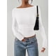 thumbnail image 3 of Camisas de Manga Larga PRETTYGARDEN para Mujer Otoño 2025 Blanco, 3 of 9
