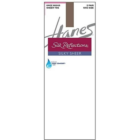 - Women's Silk Reflections Silky Sheer Knee Highs (2-Pack)