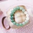 thumbnail image 2 of Primavera y verano nuevos productos dulce gradiente gato garra gato mano decoración imitación bodhi pulsera texto femenino jugar pulsera de mano joyería gato garra verde uno, 2 of 2