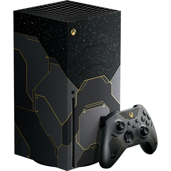Microsoft -Series- -X - Halo Infinite Limited Edition   1 Wireless Controller , True 4K Gaming, Up to 120 FPS, 4K HDMI Cable