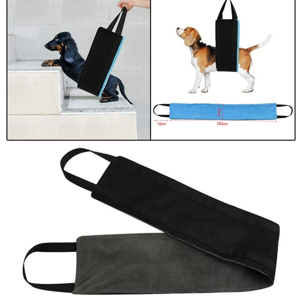 Portable dog lift for hind legs hip support lifting harness to help lift Gray Walmart