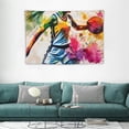 thumbnail image 2 of FANNA Paint Splatter Wall Tapestry 60x40in Soft Lightweight Decoration Living Room Bedroom Art Indoor Outdoor Wall Hanging 60x40in, 2 of 7