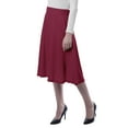 thumbnail image 3 of Moomaya Jupes en Jersey pour Femmes Longueur Genou Extensible Été - SFQ, 3 of 7