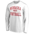 thumbnail image 2 of Men's White Nebraska Huskers First Sprint Long Sleeve T-Shirt, 2 of 3