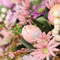 thumbnail image 4 of Easter Wreath Garland Colored Eggs easter leaf wreath easter wreath decor Indoor Outdoor Spring Wreath Circle, 4 of 9
