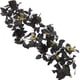 thumbnail image 2 of KAKOWELY 1 planta artificial colgante, decoración creativa de pared con rosas (negra), 2 of 4