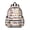 Fireman and Shield White Pattern, variant on Fireman and Sign White Pattern Cute School Backpack with Padded Back and Adjustable Shoulder Straps 13.4"x11"x4.7"