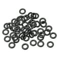 thumbnail image 1 of Anillos de goma de fluorocarbono Uxcell, 3.1mm de ancho, junta de sellado negra 50 piezas 9mm OD 5.2mm ID, 1 of 3