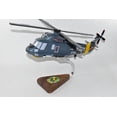 thumbnail image 2 of HSL-34 Green Checkers SH-2F Seasprite Model, Kaman, Mahogany, 1/30th (16") Scale, Navy, 2 of 7