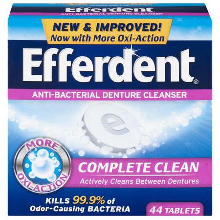 Efferdent AntiBacterial Denture Cleaner 44 Tabs (Pack of 10)