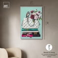 thumbnail image 5 of Art Remedy Fashion Art Canvas, 30" x 45", White Frame, Perched Bird Books, 5 of 7