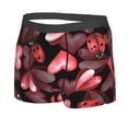 thumbnail image 2 of Disketp Ladybugs And Red Hearts Men'S Boxer Briefs,Soft And Breathable Cotton Underwear With Comfortflex Waistband, 2 of 8