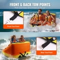 thumbnail image 6 of Towable Tube for Boating 1-2 Person, Inflatable Water Tube with Backrest, 340lbs Capacity, Nylon Cover, Grab Handles, Boat Towables for Adults & Kids, 6 of 6