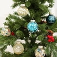 thumbnail image 5 of Juego de 25 adornos de bolas navideñas, kit de colgantes para árbol de Navidad de 2,4 pulgadas, decoración para el hogar, colgante festivo, irrompible, para Navidad y temporada, 5 of 5