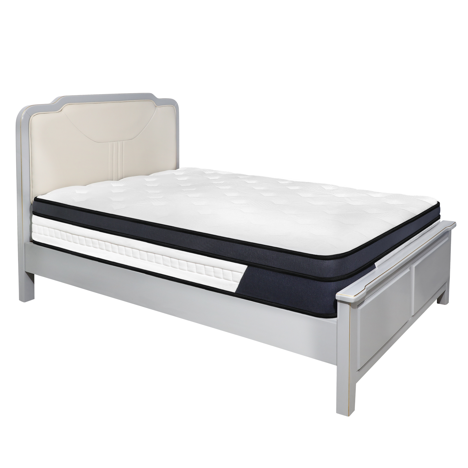 Vosarea Twin Size Gel Particle Memory Foam Mattress Sleeping Cushion