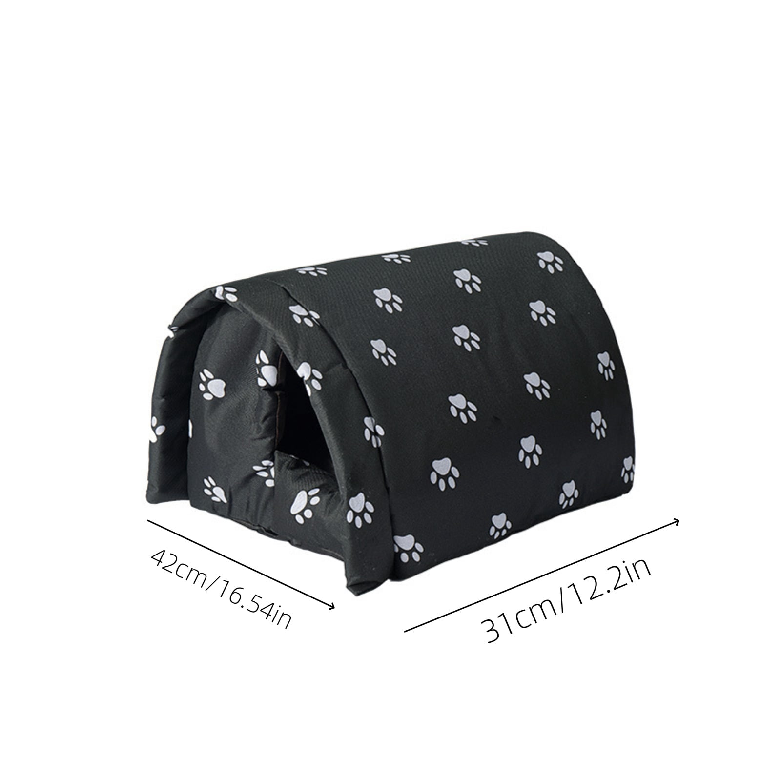 2025 New Outdoor Feral Cat Shelter - Cat Houses for Outdoor Cats Winter Insulated Waterproof, Cat House Thickened Weatherproof Foldable