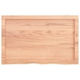 thumbnail image 2 of vidaXL Bathroom Countertop Light Brown 80x50x(2-6) cm Treated Solid Wood, 2 of 5