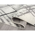 thumbnail image 5 of Abani Casa Collection Cream Grey 8' x 10' Crosshatch Modern Area Rug, 5 of 5