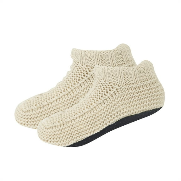 FAWUUDO Womens Fuzzy Slipper Socks with Grips Winter Thick Thermal Cabin Socks Comfy Non Slip, Christmas Gifts