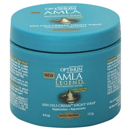 Optimum Amla Legend 1001 Oils Cream Night Hair Treatment, 4 oz