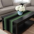 thumbnail image 4 of Green Black Ombre Table Runner 72 Inches Long, Modern Gradient Abstract Art Kitchen Coffee Dining Table Decoration for Home Party Birthday Wedding Home Decor 13x72 Inches, 4 of 8