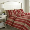 Somerdale Red Stripe Duvet Set