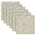thumbnail image 2 of Iauyy Satin Napkins Set of 1- Floral- Morandi DIY Printing Decoration Cloth Napkin- Easy Care for Home/Party, 2 of 8
