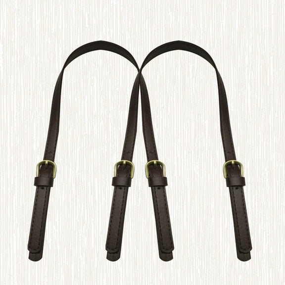 LEORX Bag Straps for Handbag Tote Bag Strap Deep Coffee 2Pack Replacement Handle