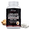 Longjack Tongkat Ali - Testosterone Booster, Energy and Endurance, Muscle Health - 120 Capsules
