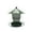 Green, variant on 7.28 x 15.4 inch Outdoor Bird Feeder Hanging House Gazebo Style with Inclined Roof Easy to Clean and Refill for Attracting Natural Birds to Garden (Bronze)