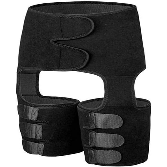 Hip Brace Thigh Compression Sleeve for Men Women Sports Waist Leg Guards Hip Groin for Pulled Muscle Strain for Hip Pain Relief 22.7.21 (Color : Black, Size : XL/X-Large) Black XL