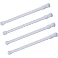 thumbnail image 1 of Sturdy Closet Tension Rod, Adjustable Spring Loaded No-drill Closet Rod, Carbon Steel Spring Rod for Closet, Window, Doorway, Cupboard (Adjustable, 21.6-35.4 Inches), 1 of 7