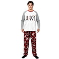 thumbnail image 5 of LuLiaMenton Matching Hubby Wifey Christmas Pajamas Couples Red Plaid Holiday Pjs, Womens L, 5 of 7