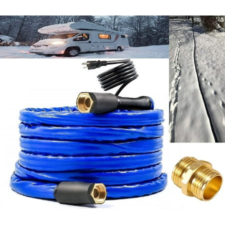 

FSROLTPIHeated Water Hose for RV 1/2 Inner Diameter 25 ft Withstand Temperatures Down to -40°F Self-Regulating